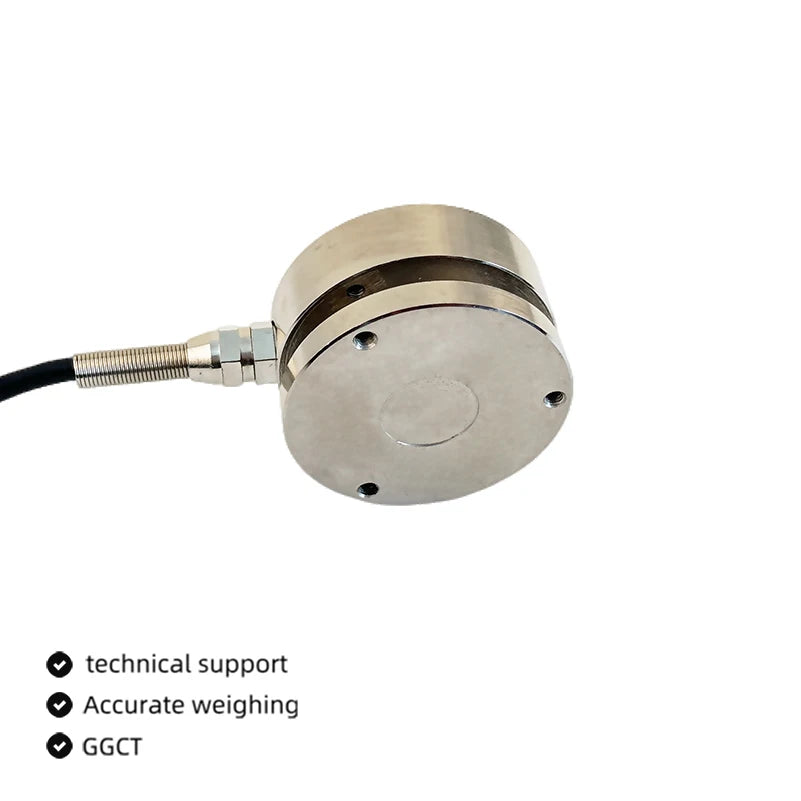 58mm High-Precision Inline Load Cell Miniature Compression and Tension Load Cell for Impact Force Measurement Industrial Testing
