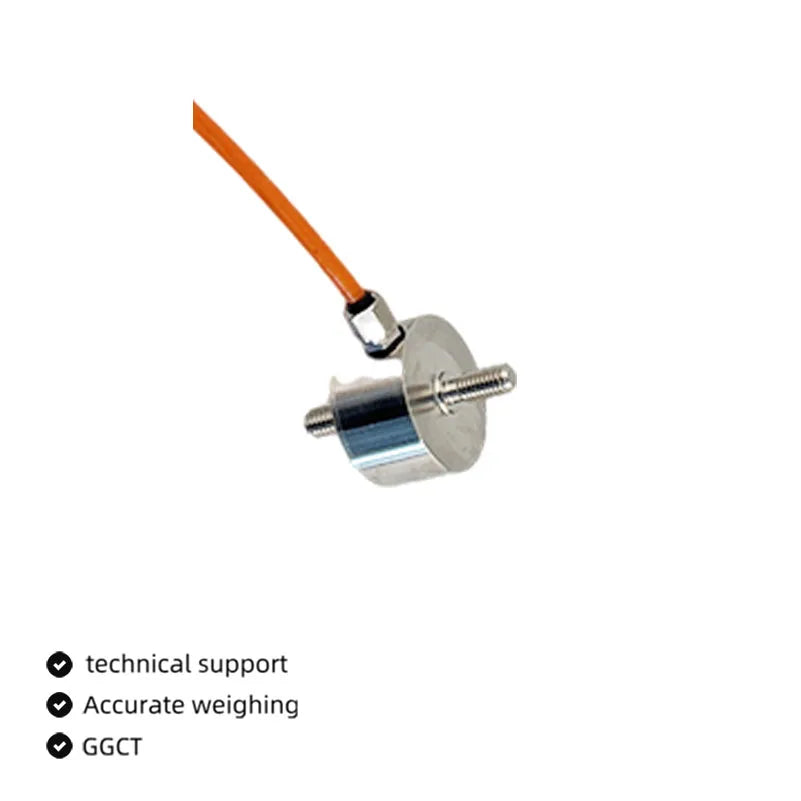 Double Bolt Force Weighing Sensor Mini Load Cell 200kg Screw for Hopper Scale Robot Compression Tension Industrial Testing