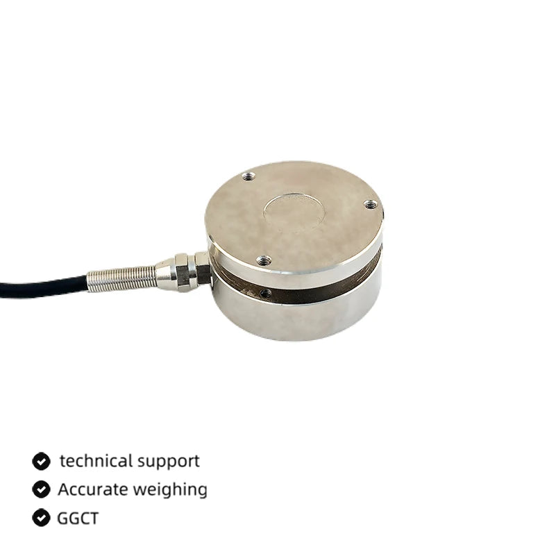 58mm High-Precision Inline Load Cell Miniature Compression and Tension Load Cell for Impact Force Measurement Industrial Testing