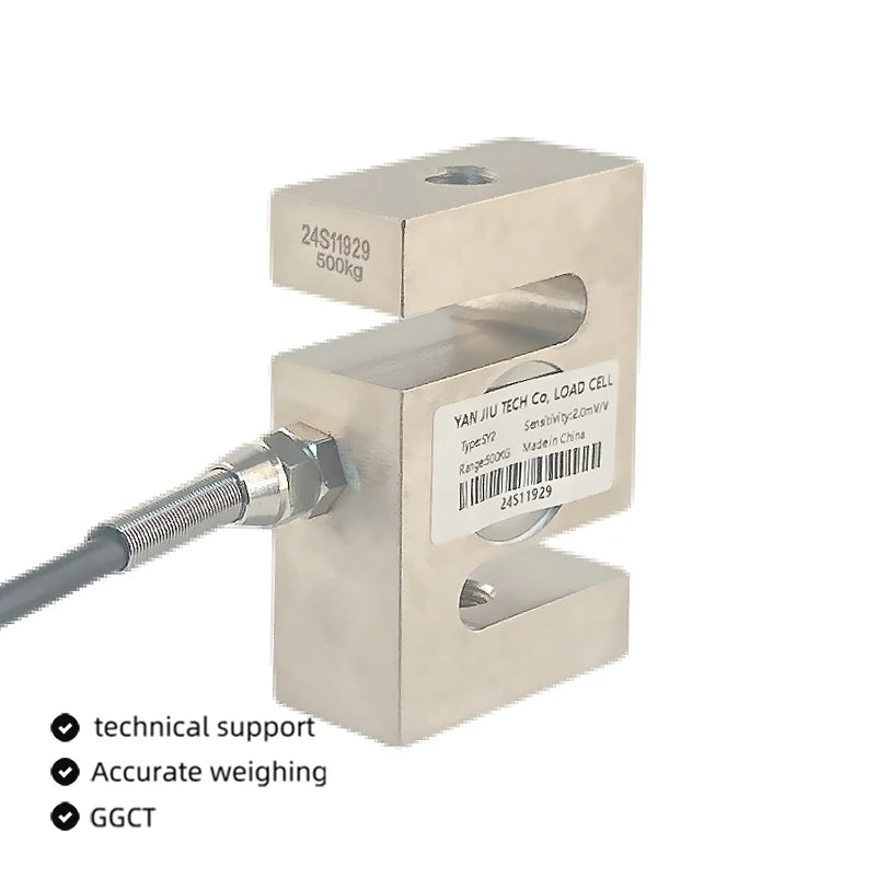300Kg 500kg 1000kg 1t 2t 5t 10t S Type High Accuracy Pull Pressure Weight Sensor Load Cell for Small Scale