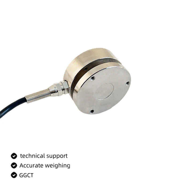 58mm High-Precision Inline Load Cell Miniature Compression and Tension Load Cell for Impact Force Measurement Industrial Testing
