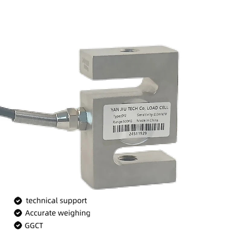 300Kg 500kg 1000kg 1t 2t 5t 10t S Type High Accuracy Pull Pressure Weight Sensor Load Cell for Small Scale