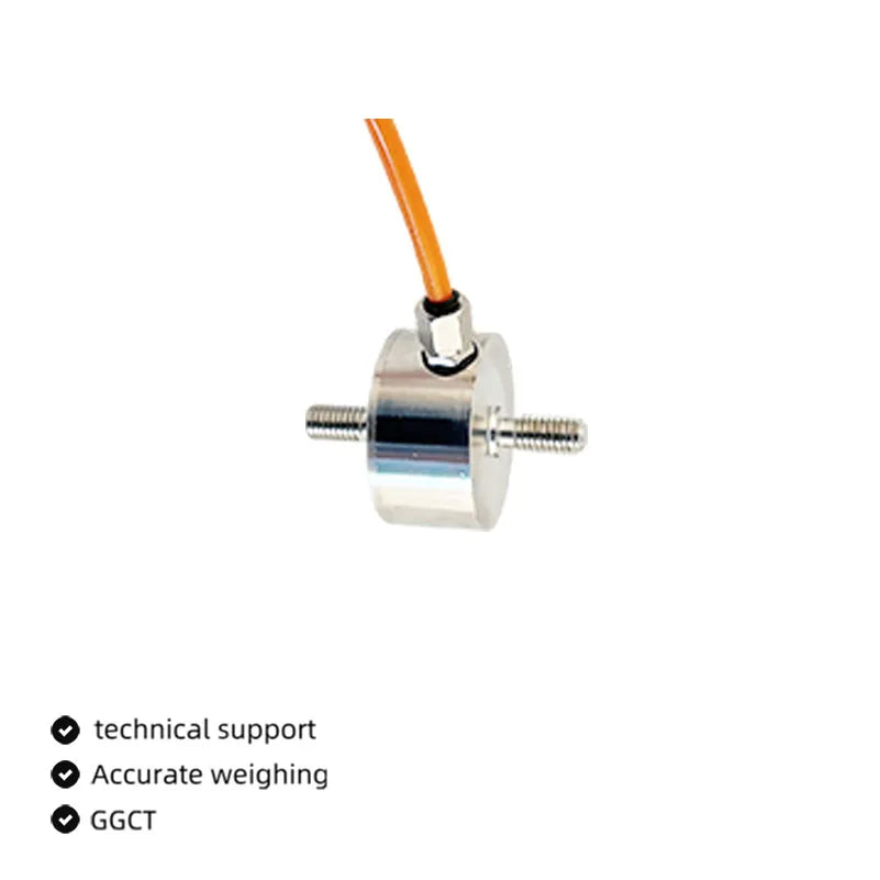 Double Bolt Force Weighing Sensor Mini Load Cell 200kg Screw for Hopper Scale Robot Compression Tension Industrial Testing
