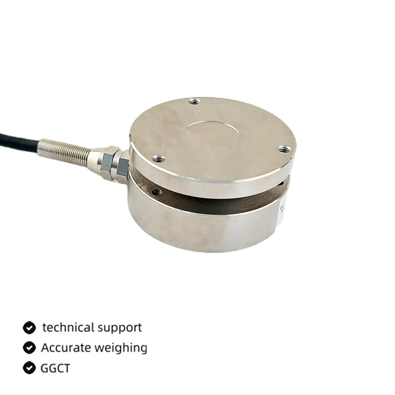 58mm High-Precision Inline Load Cell Miniature Compression and Tension Load Cell for Impact Force Measurement Industrial Testing