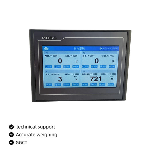 4 Channel Touch Screen High Precision Display Instrument Connect Weighing Sensor Load Cell Communication Industrial Automation